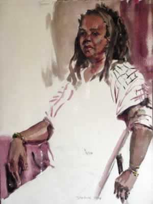 Claudia with Dreadlocks