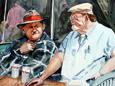 Conversation at the City Market